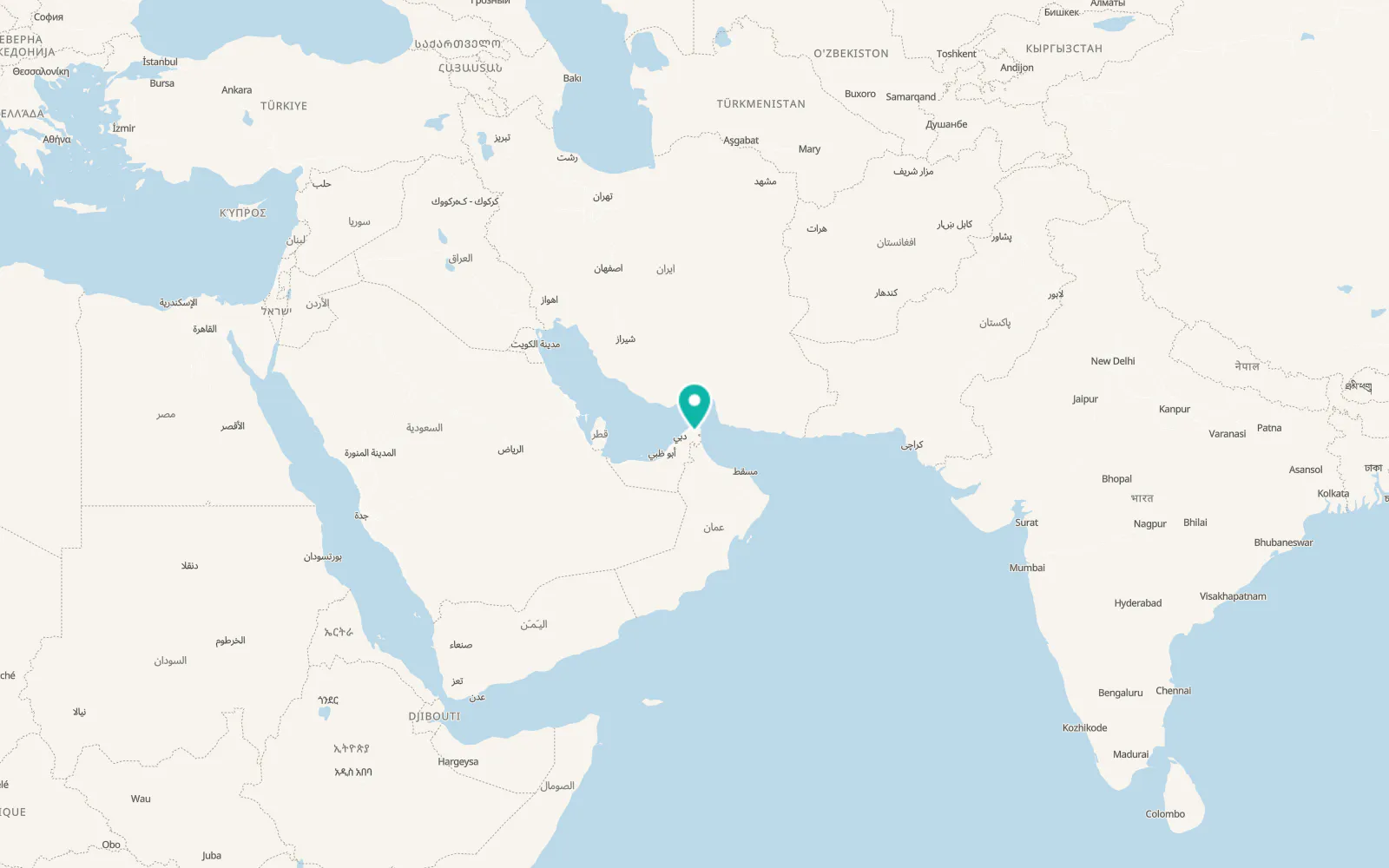 Map of Al Manāmah