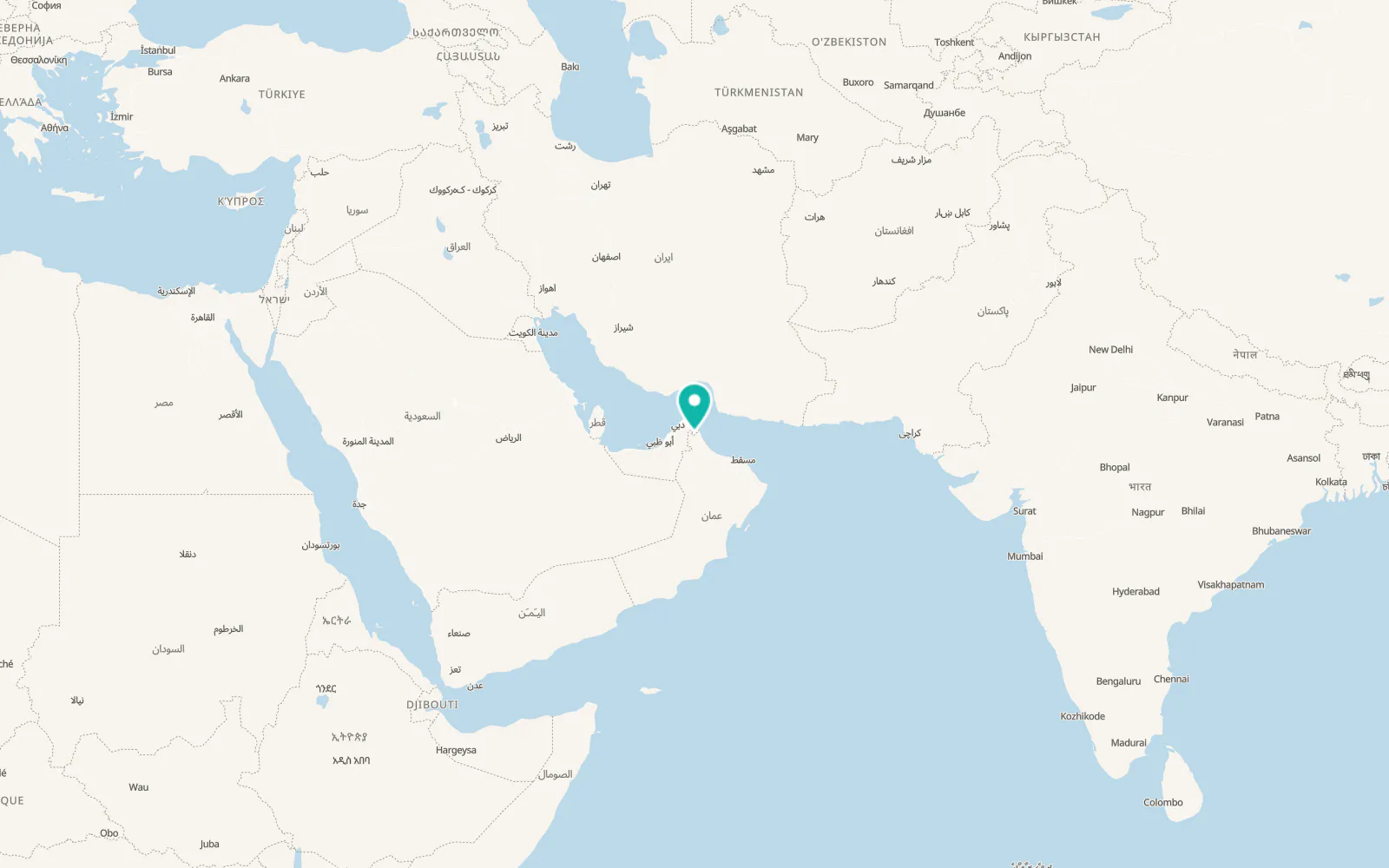 Map of Ḩattā