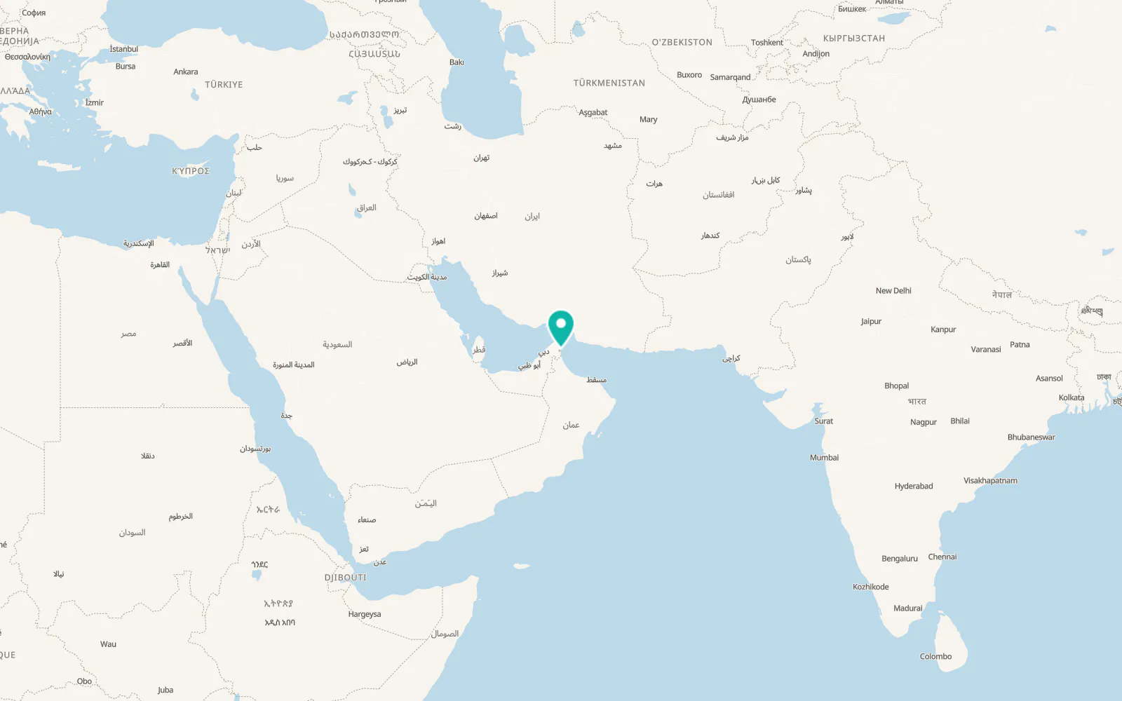 Map of Murbaḩ