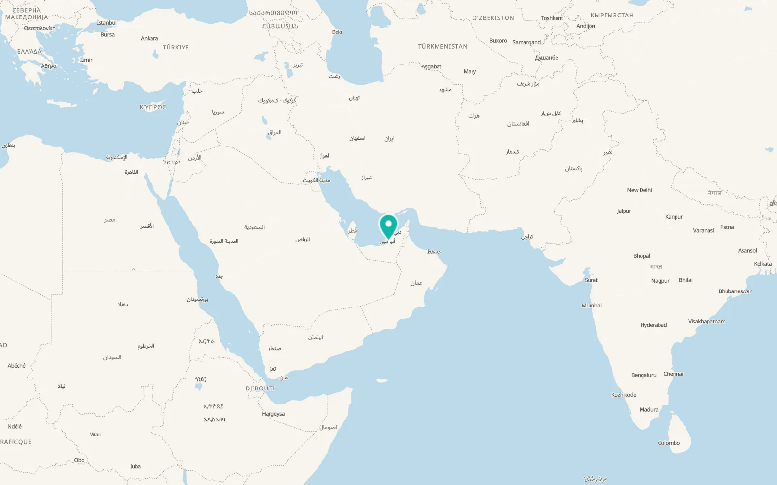 Map of Musaffah
