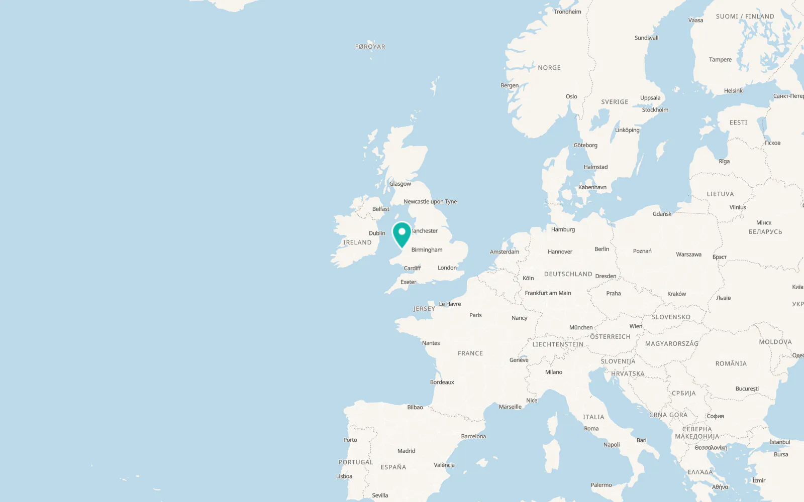 Map of Aberystwyth
