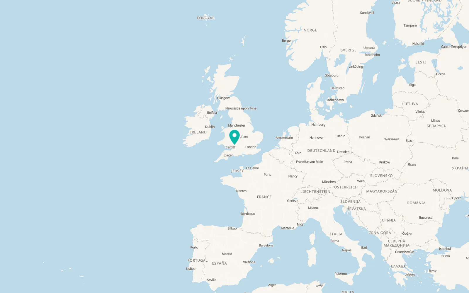 Map of Almondsbury
