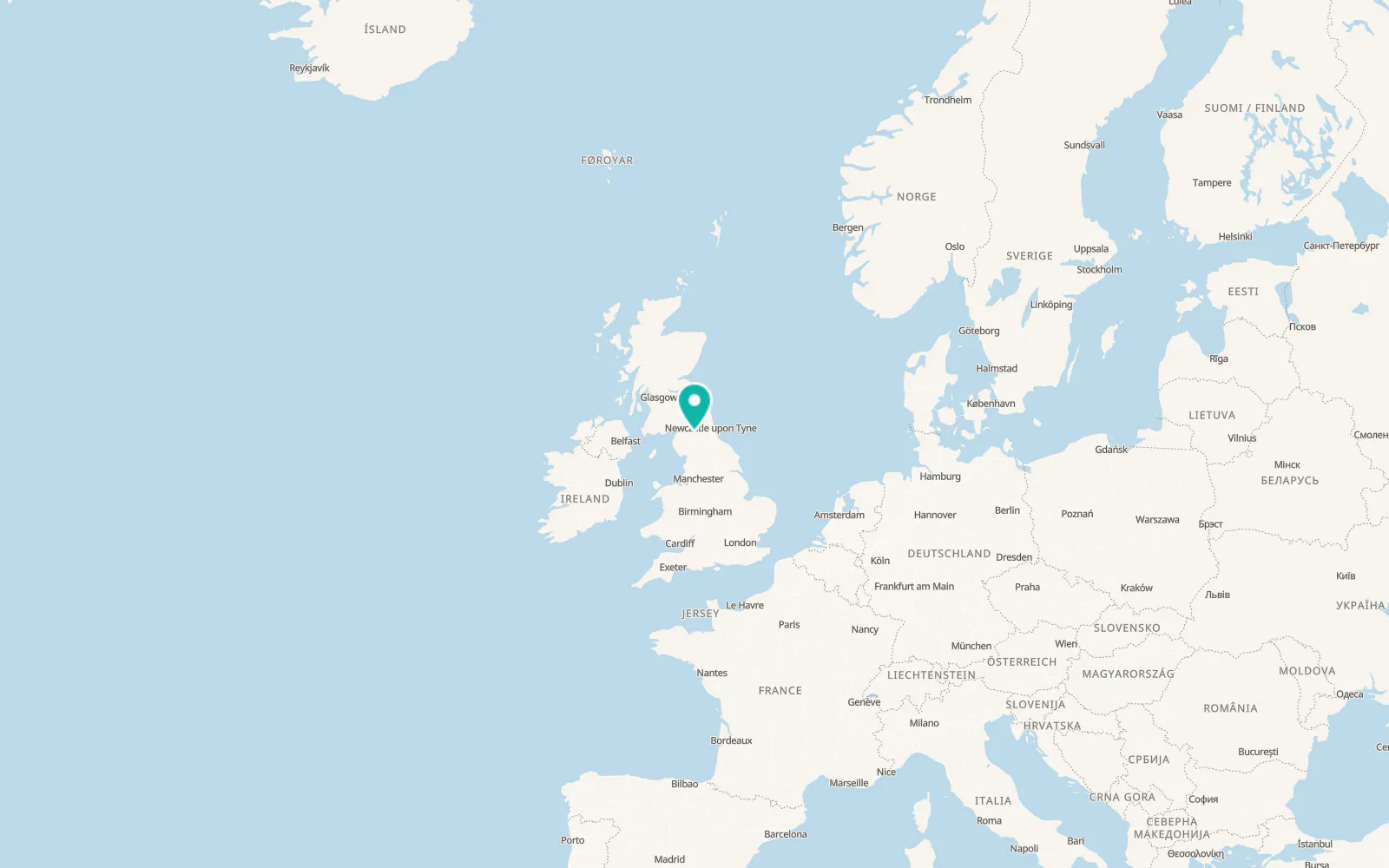 Map of Alston