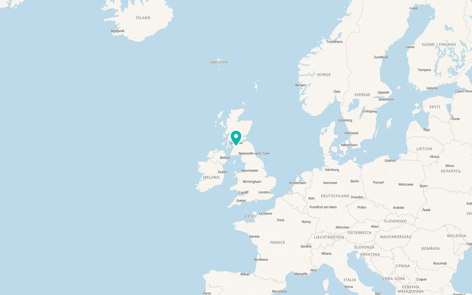 Map of Auchinleck