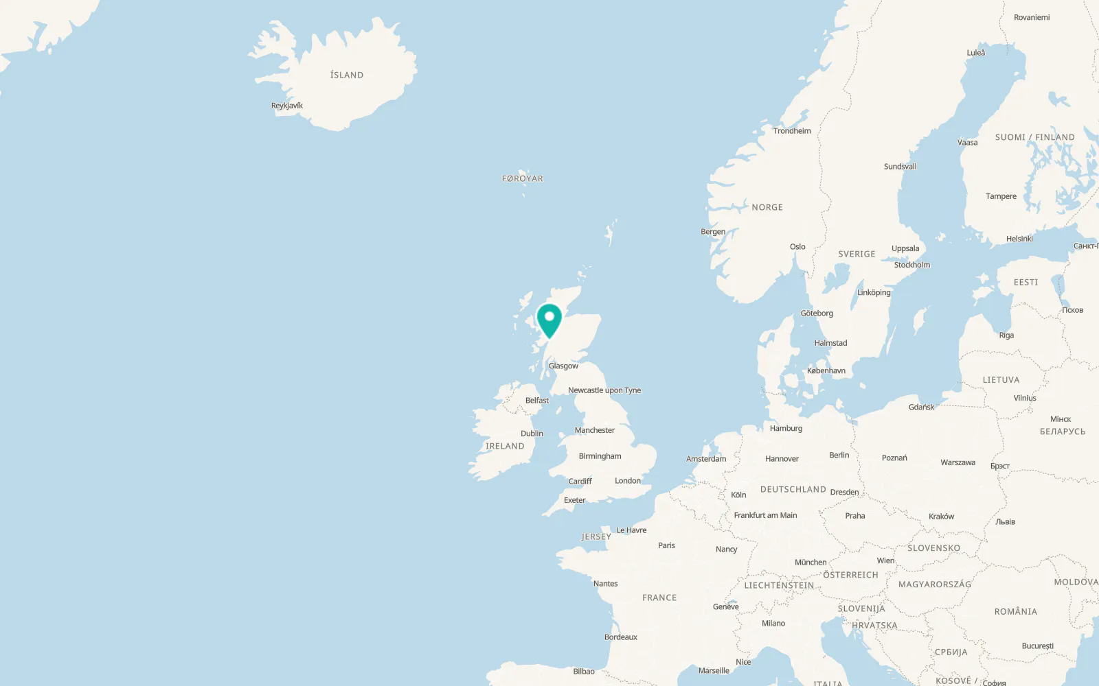 Map of Ballachulish