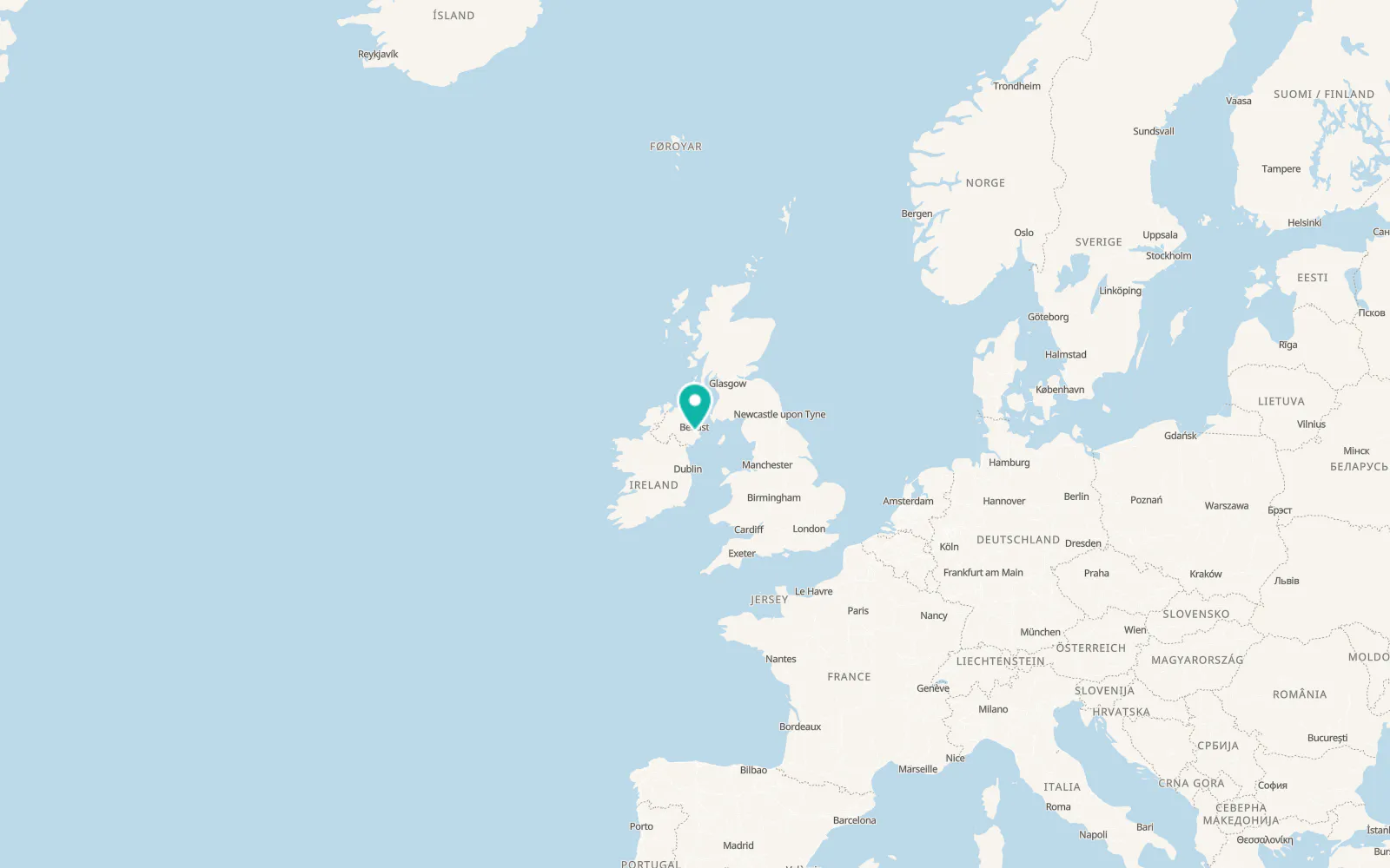 Map of Ballynahinch