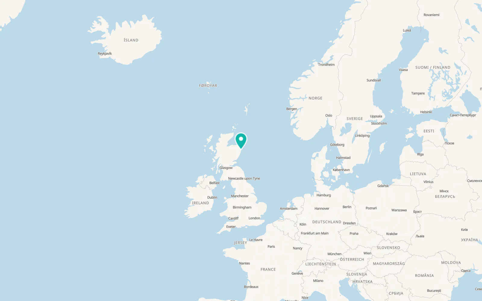 Map of Balmedie
