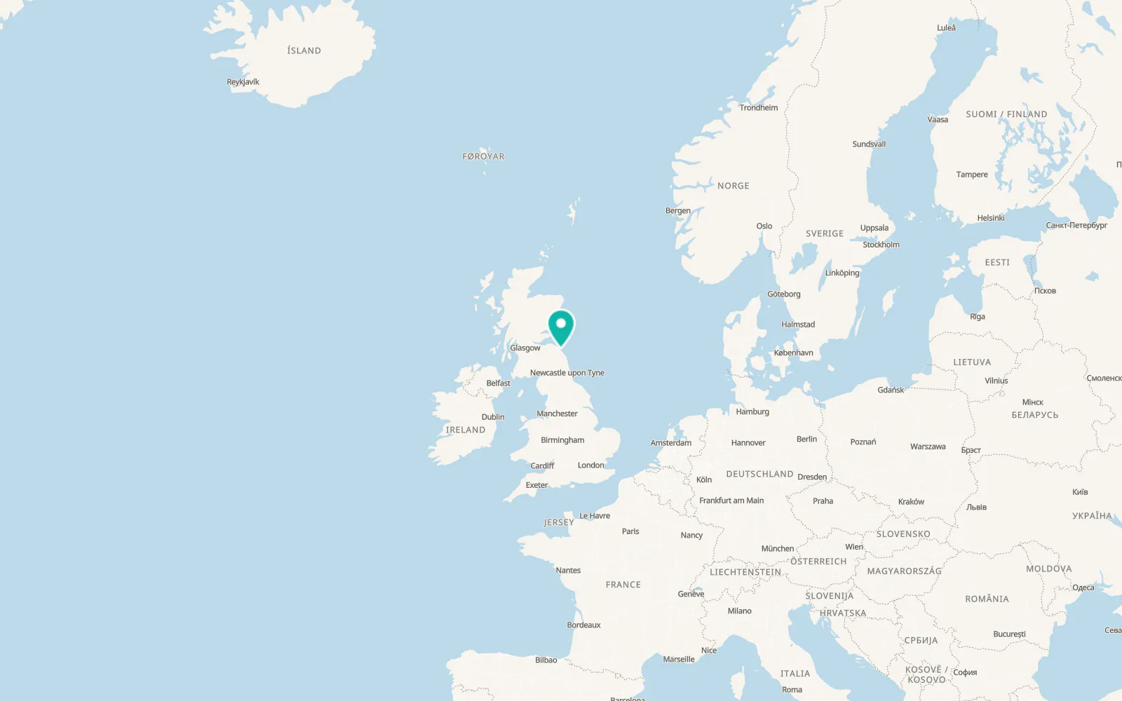 Map of Berwick-Upon-Tweed