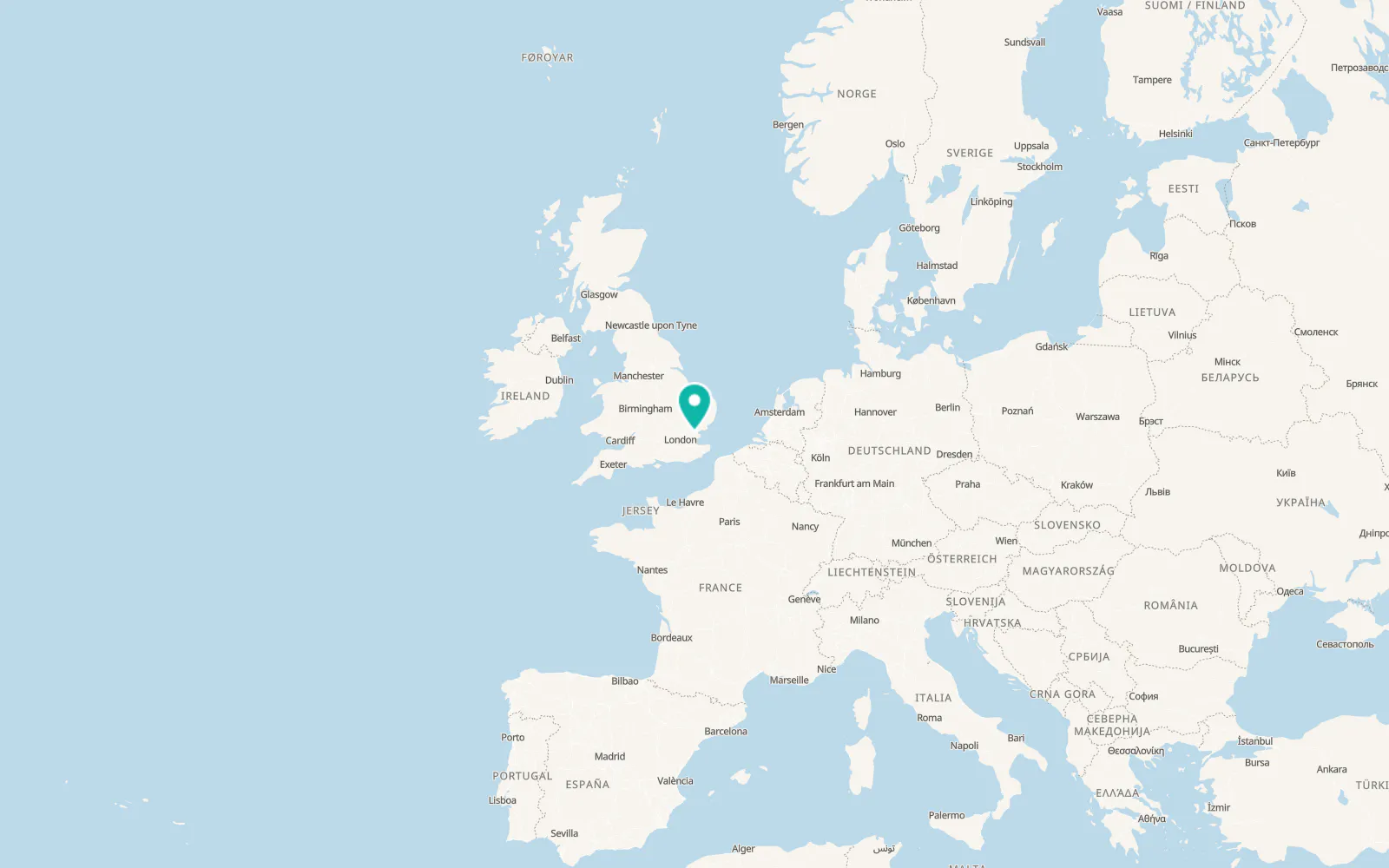 Map of Bicknacre
