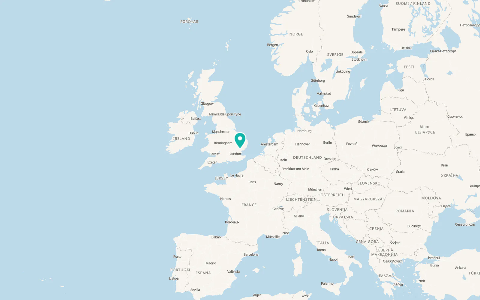 Map of Black Notley