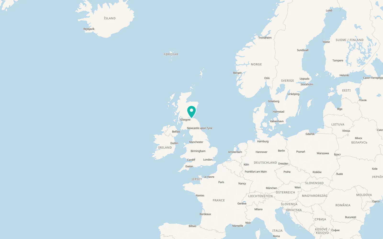 Map of Bonnyrigg