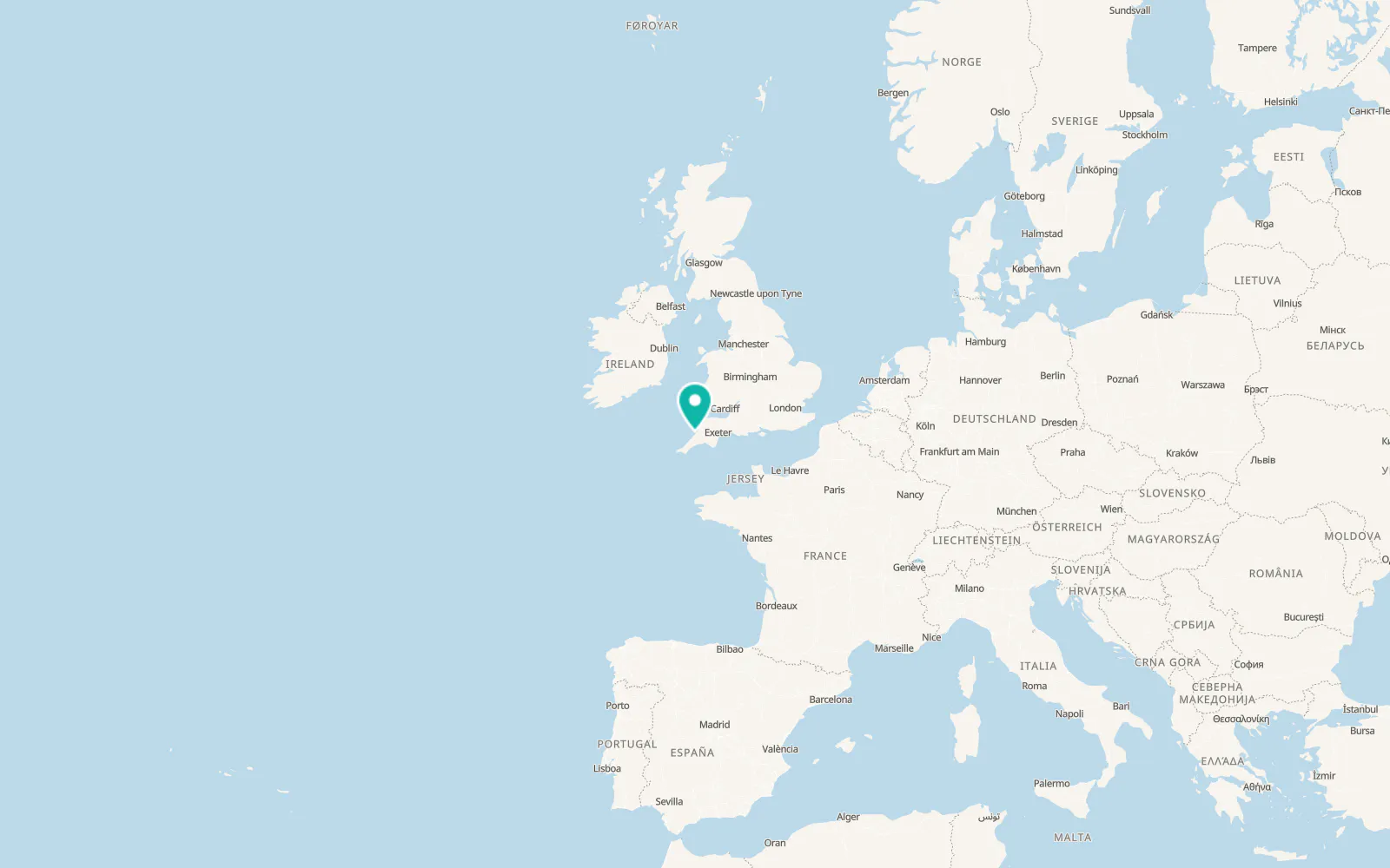 Map of Boscastle