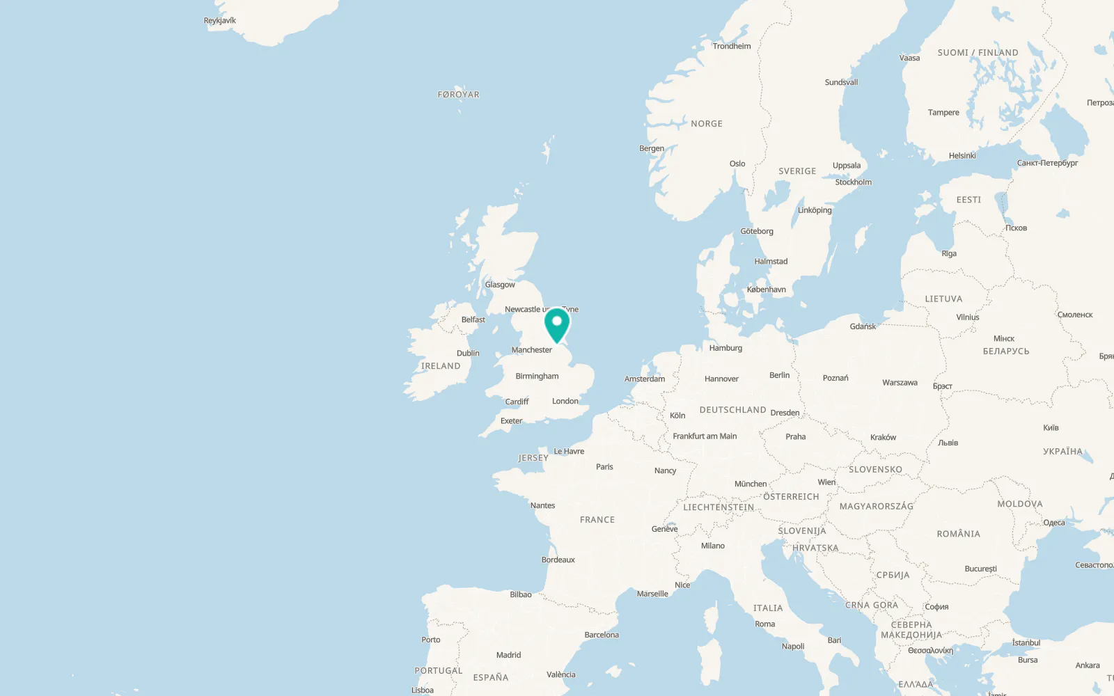 Map of Bottesford