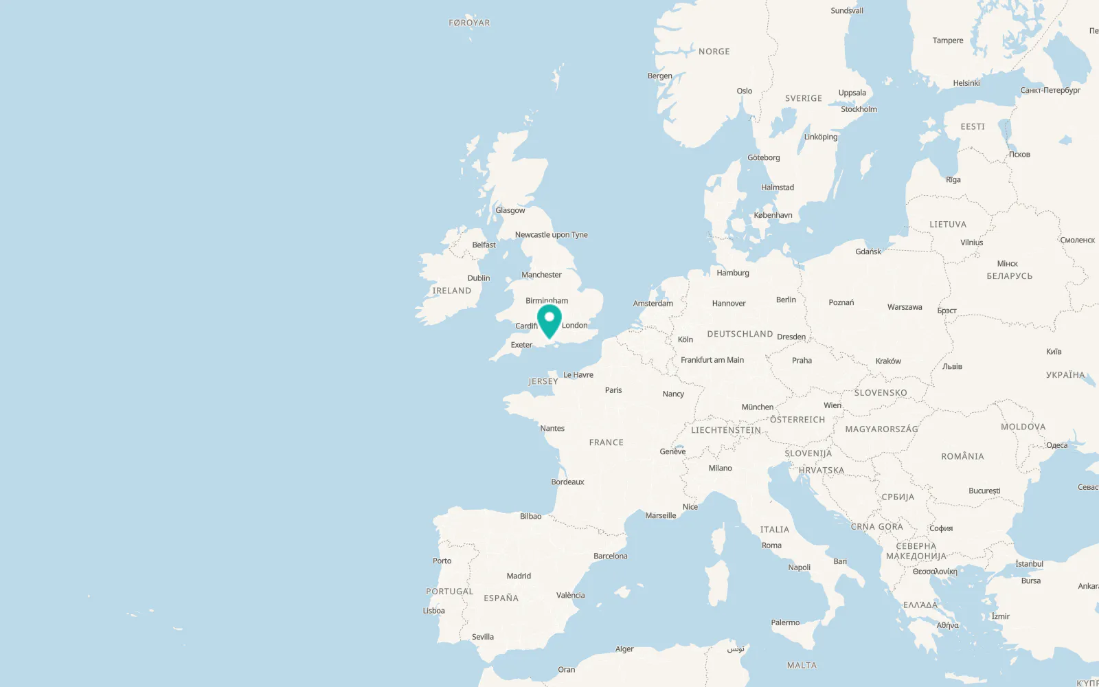 Map of Bransgore