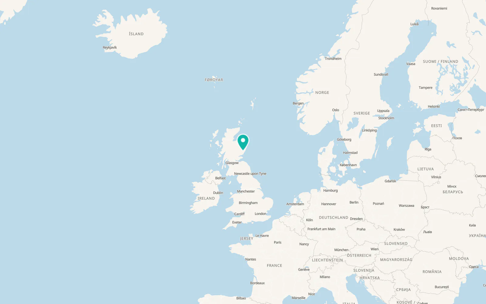 Map of Brechin