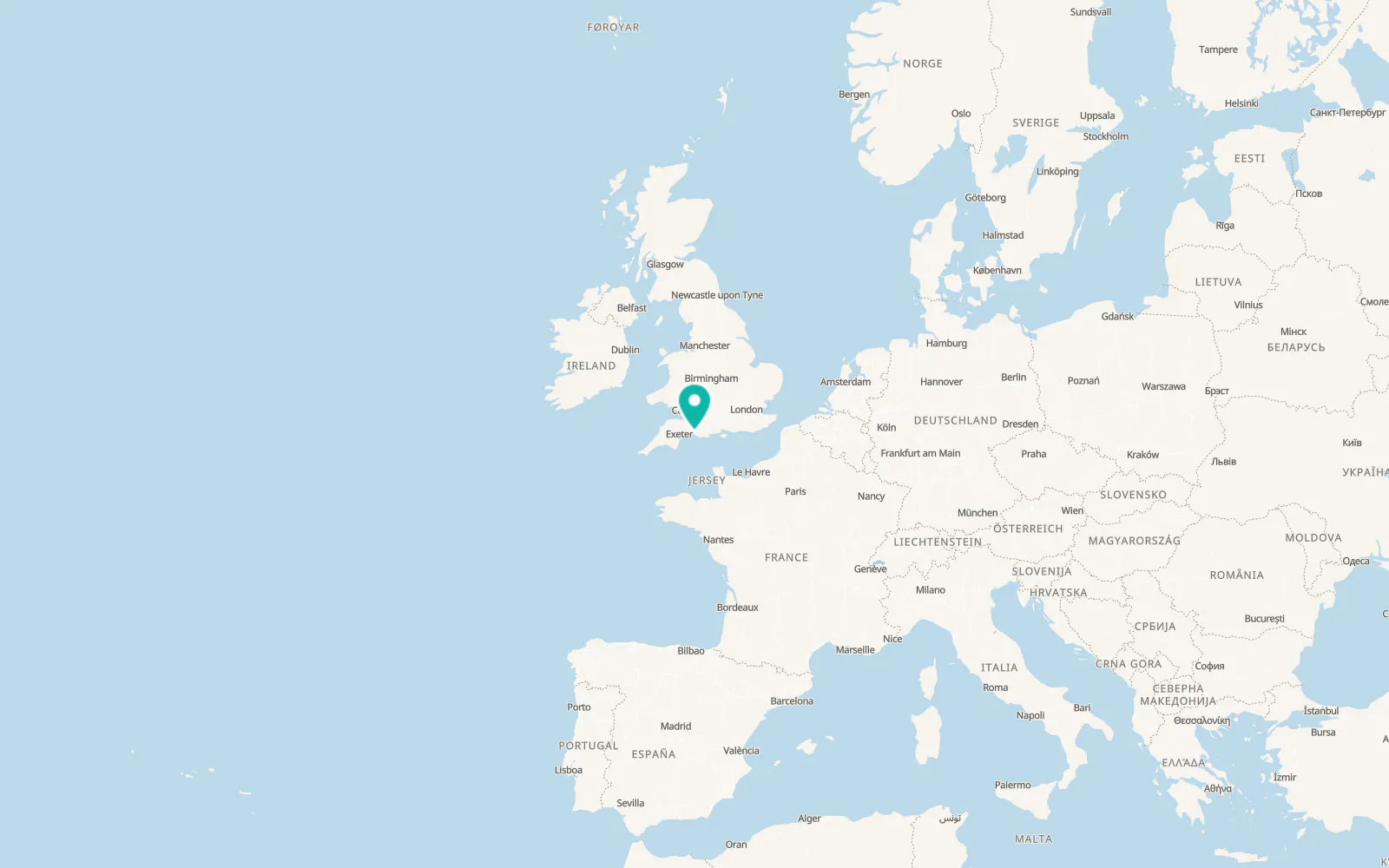 Map of Bridport