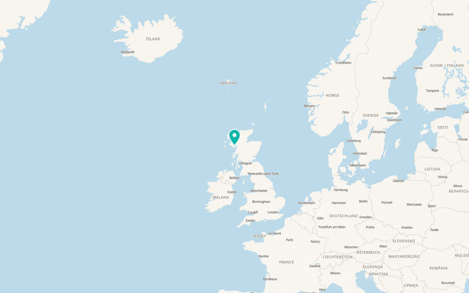 Map of Broadford
