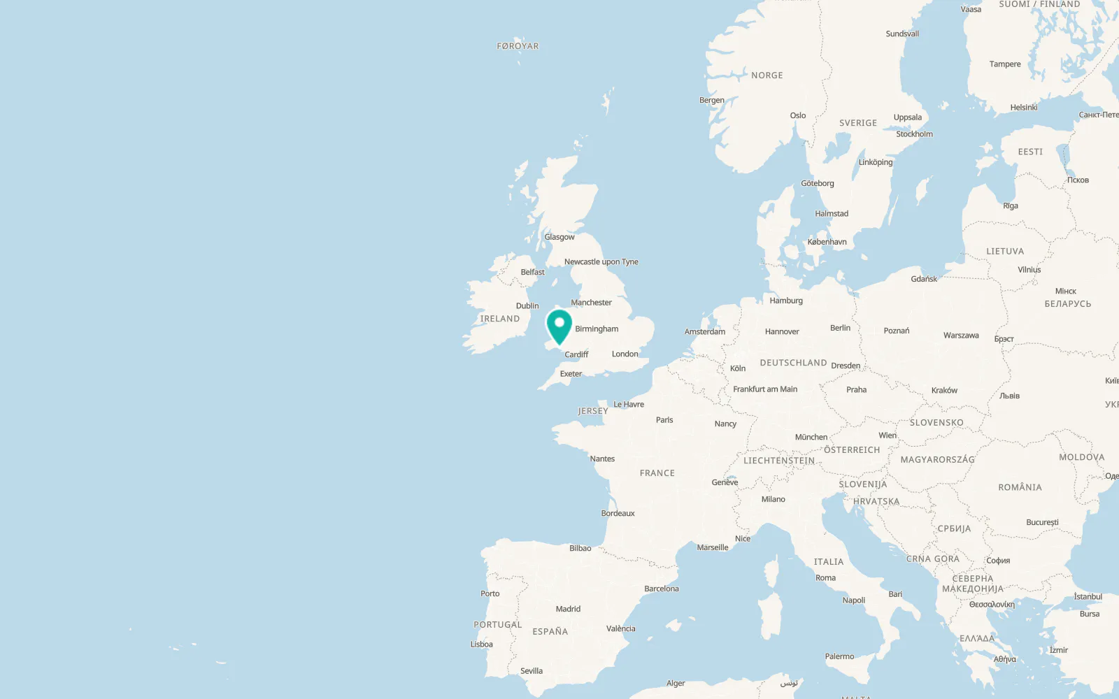 Map of Burry Port