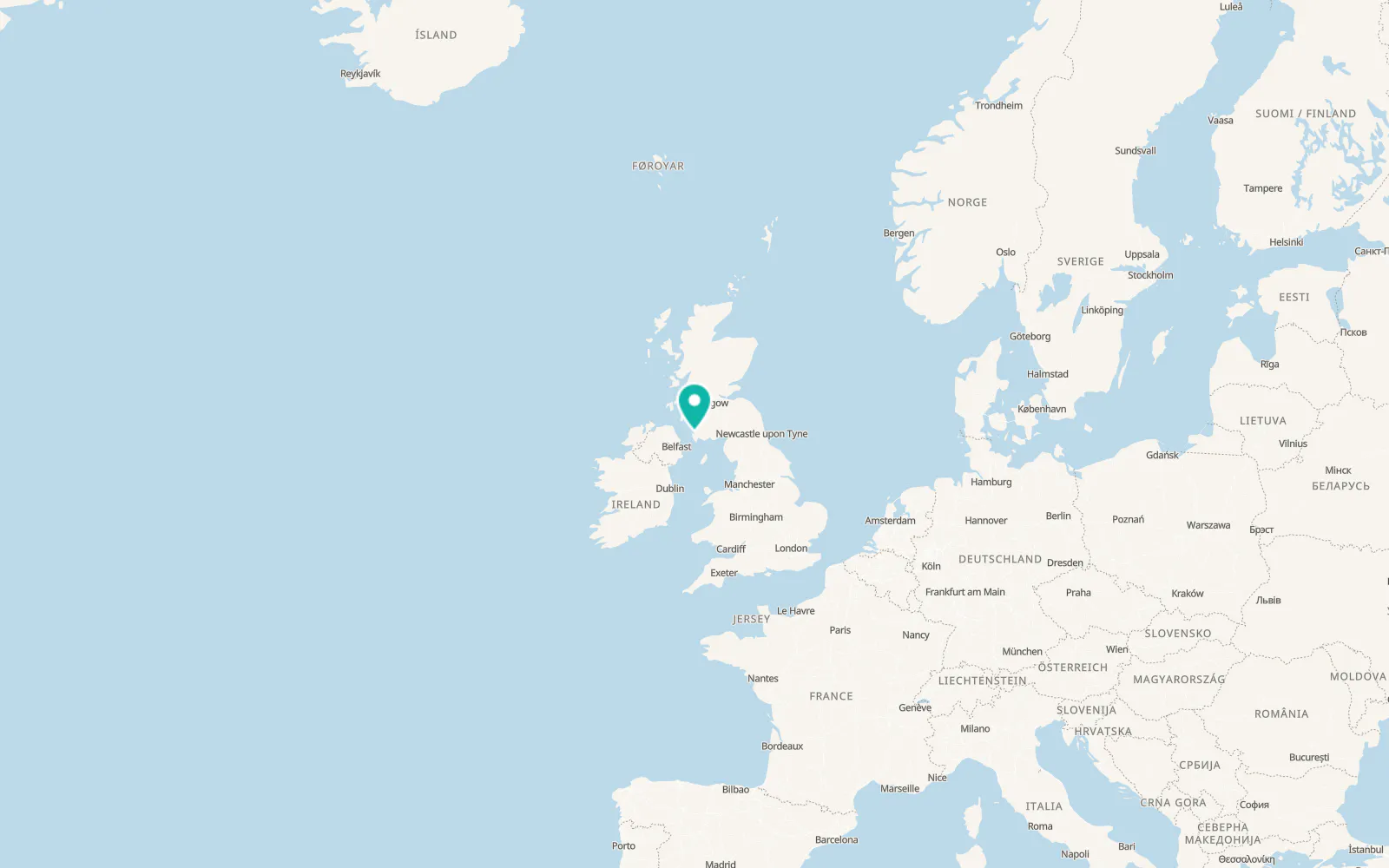 Map of Cairnryan