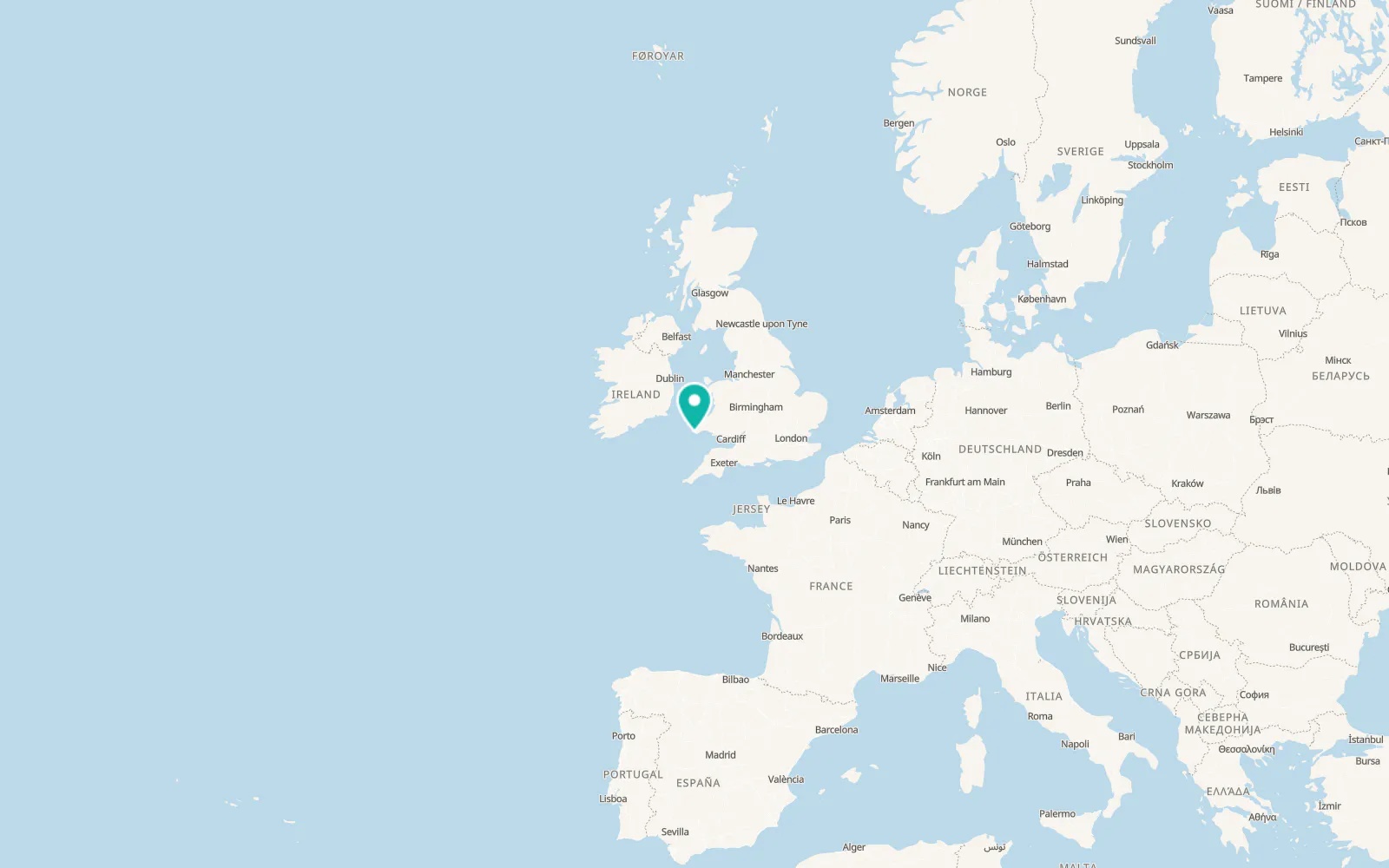 Map of Castlemartin