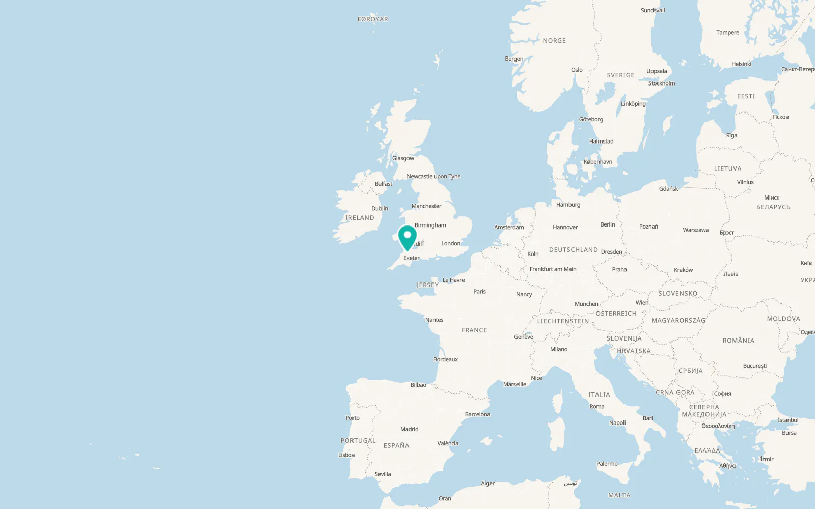 Map of Chulmleigh
