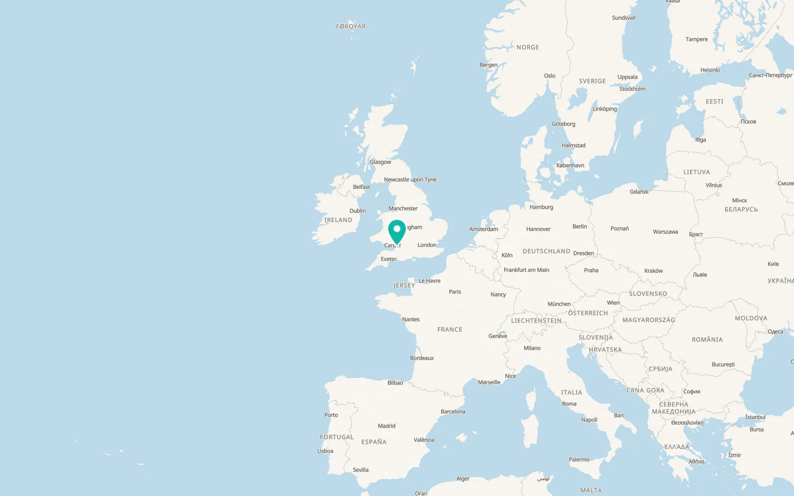Map of Churchill