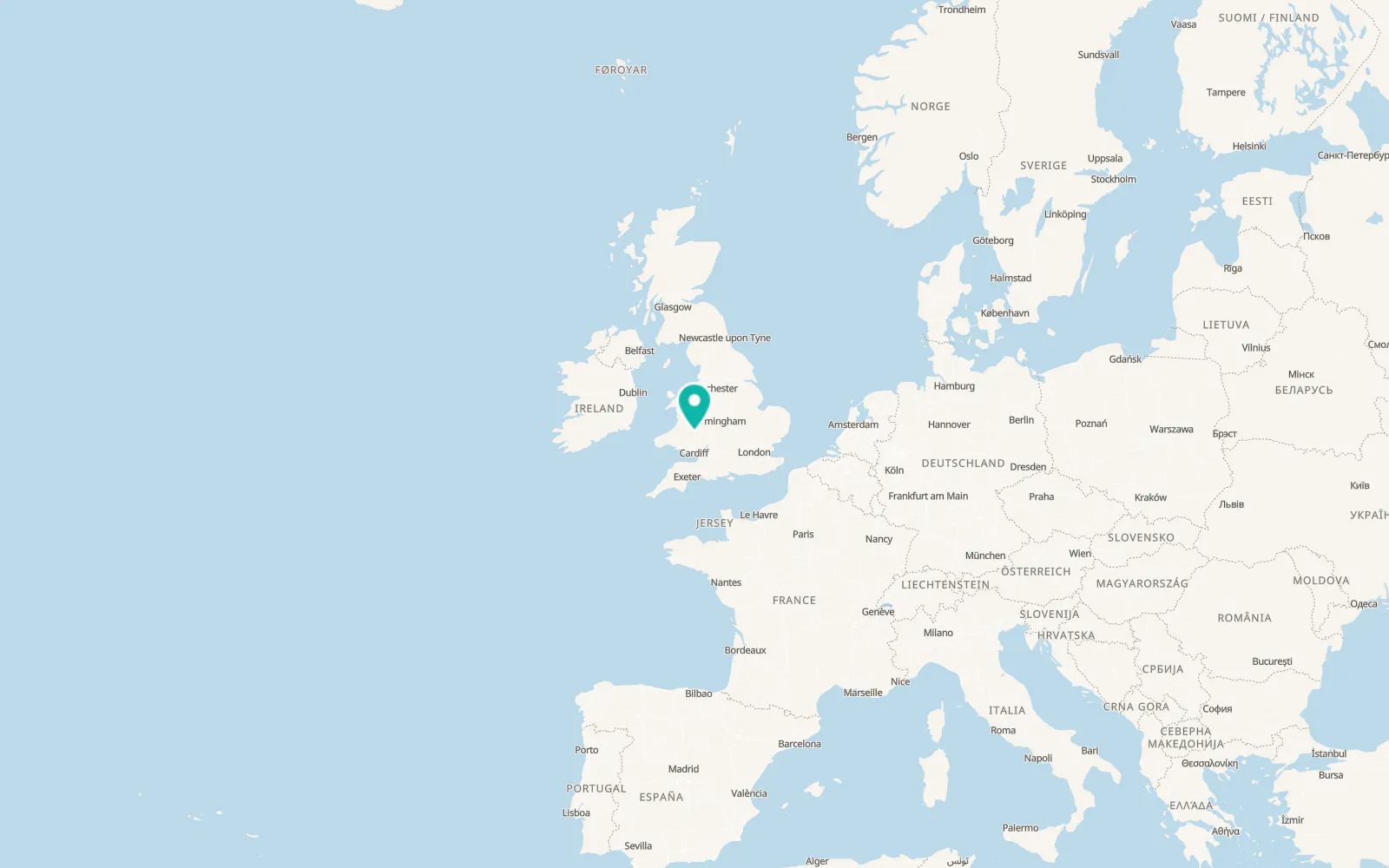 Map of Clyro