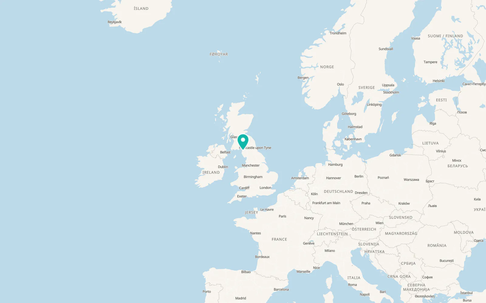 Map of Cockermouth