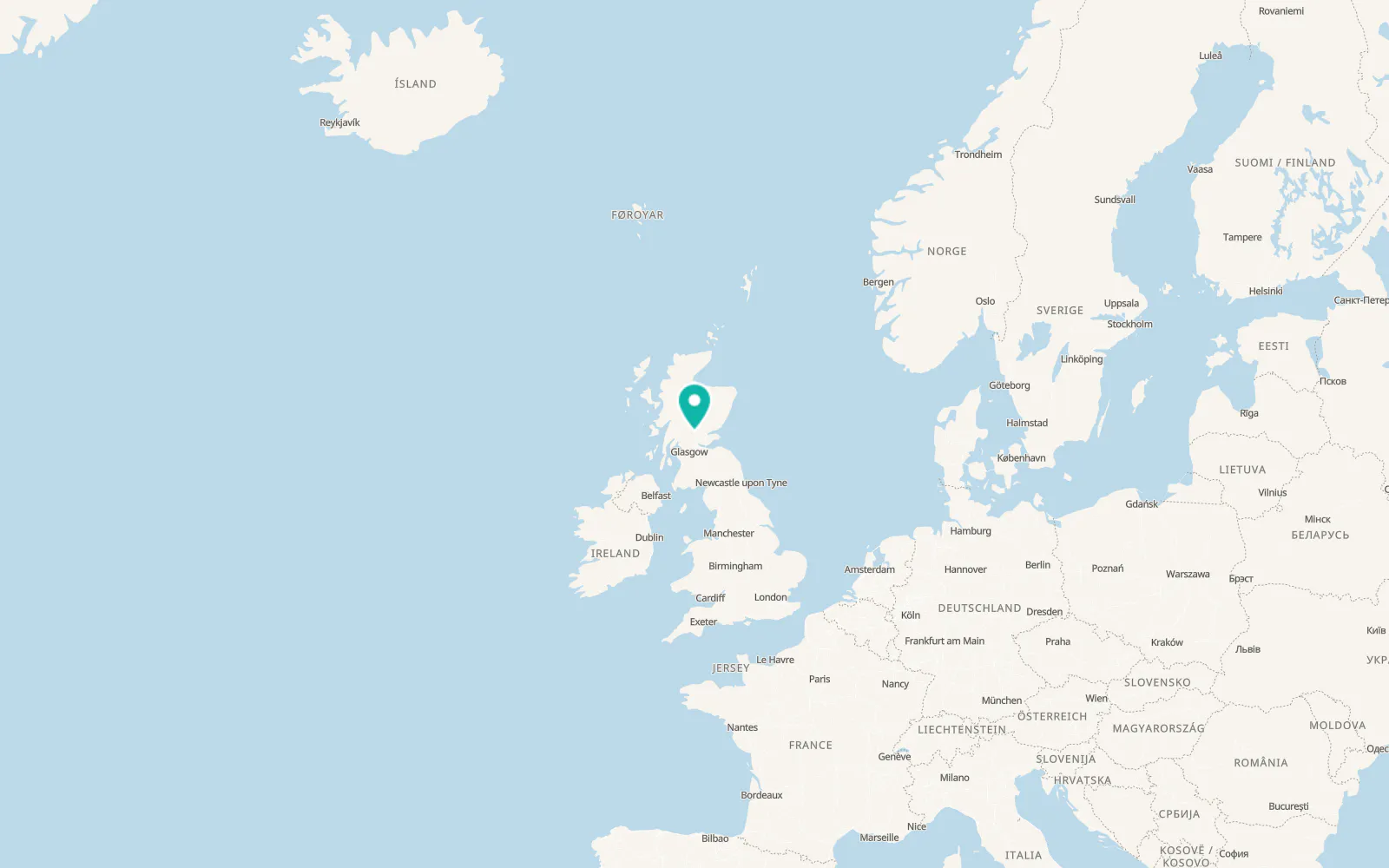 Map of Comrie