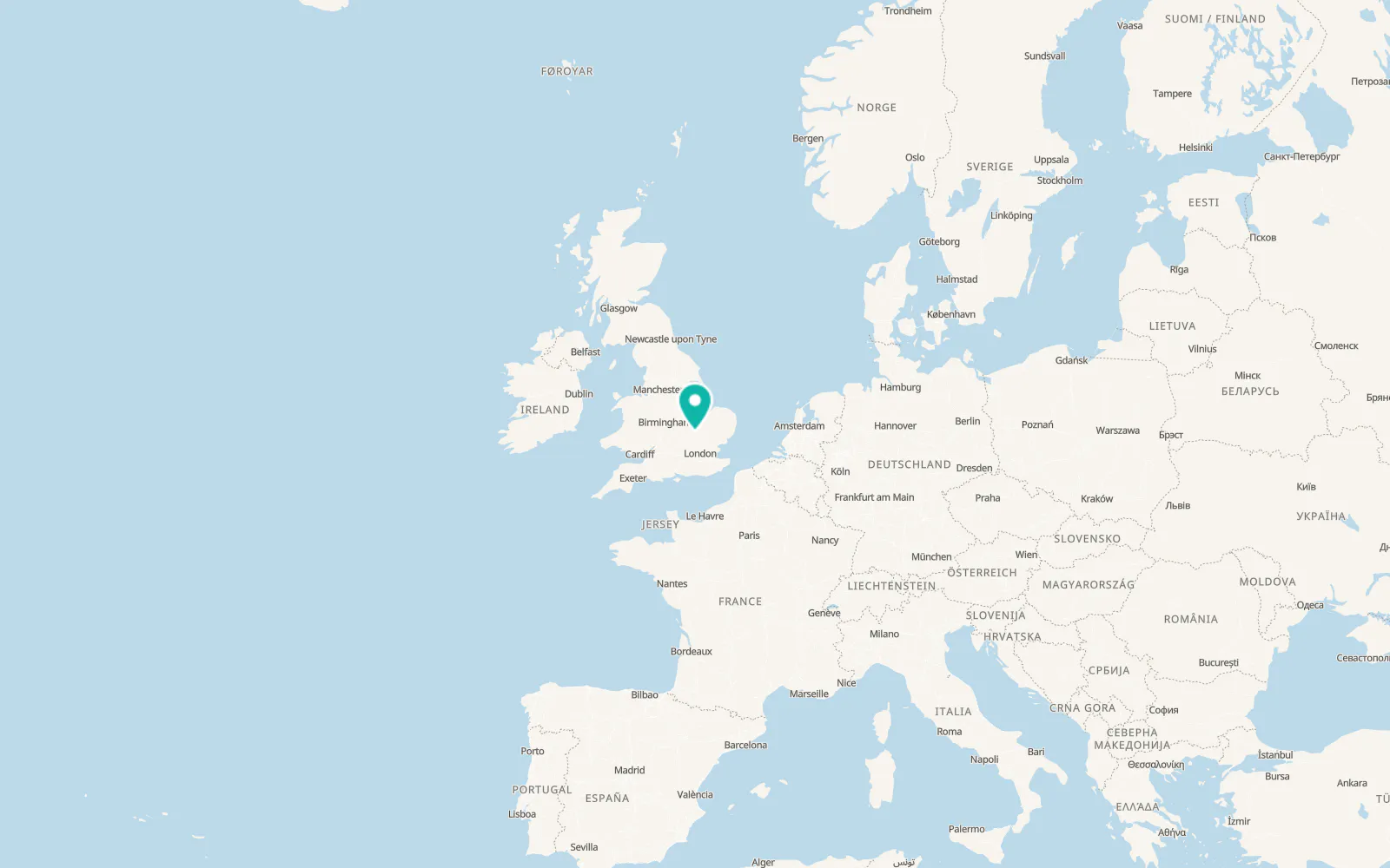 Map of Cople