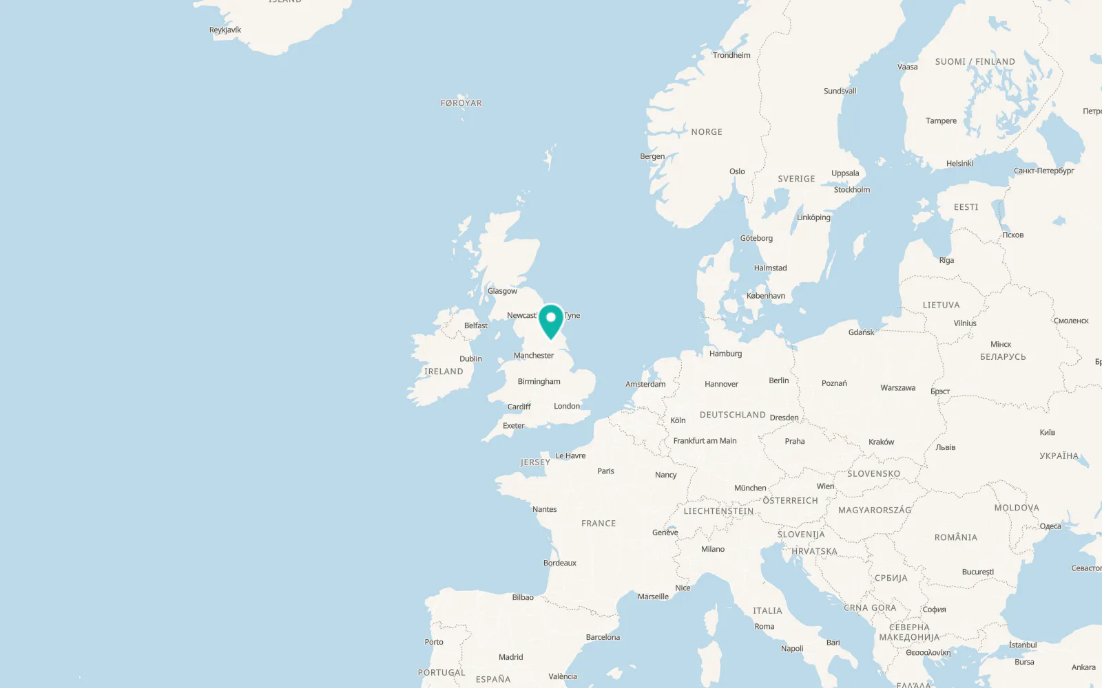 Map of Copmanthorpe