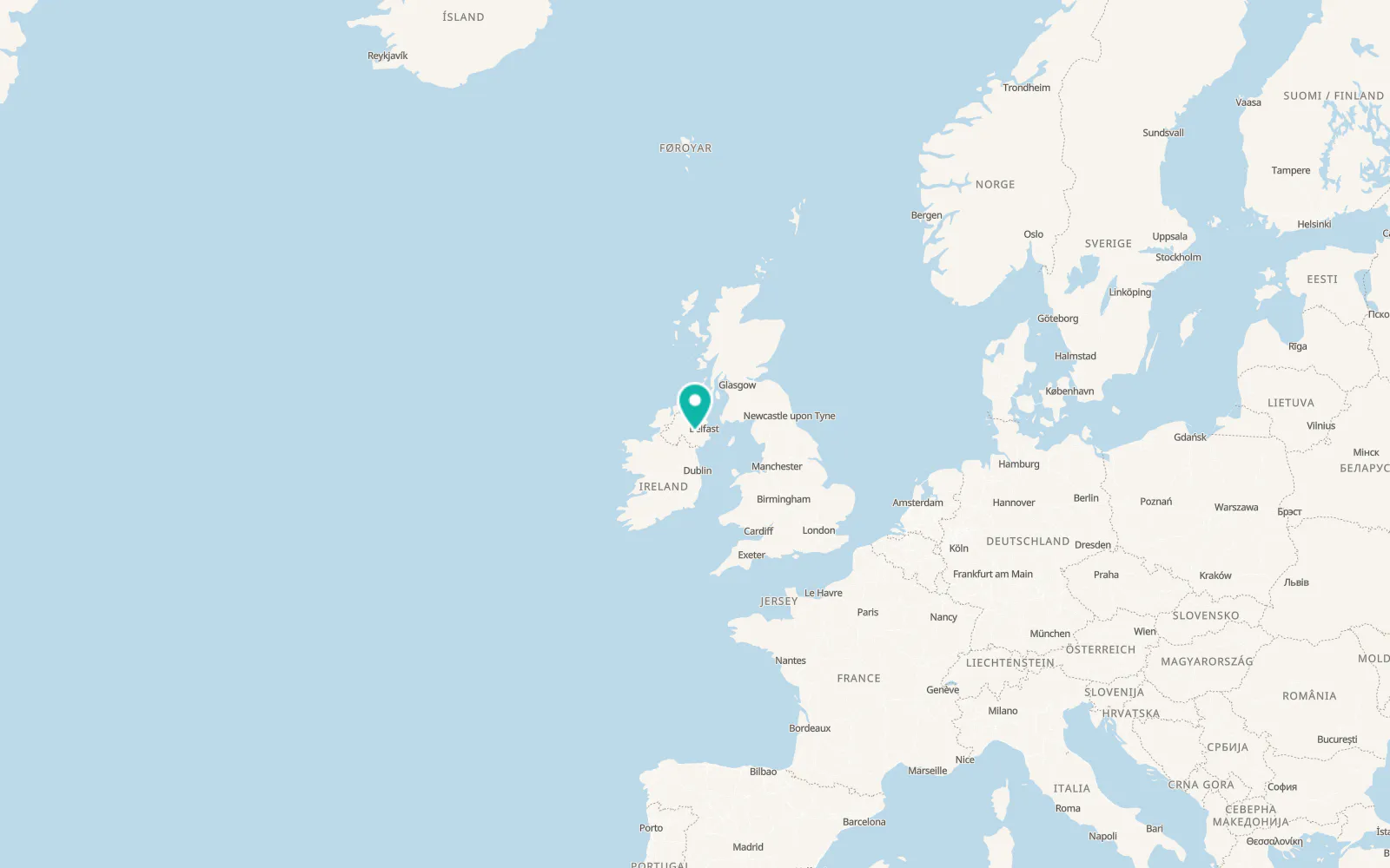 Map of Craigavon