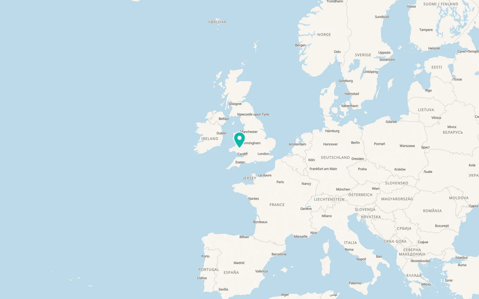 Map of Cray