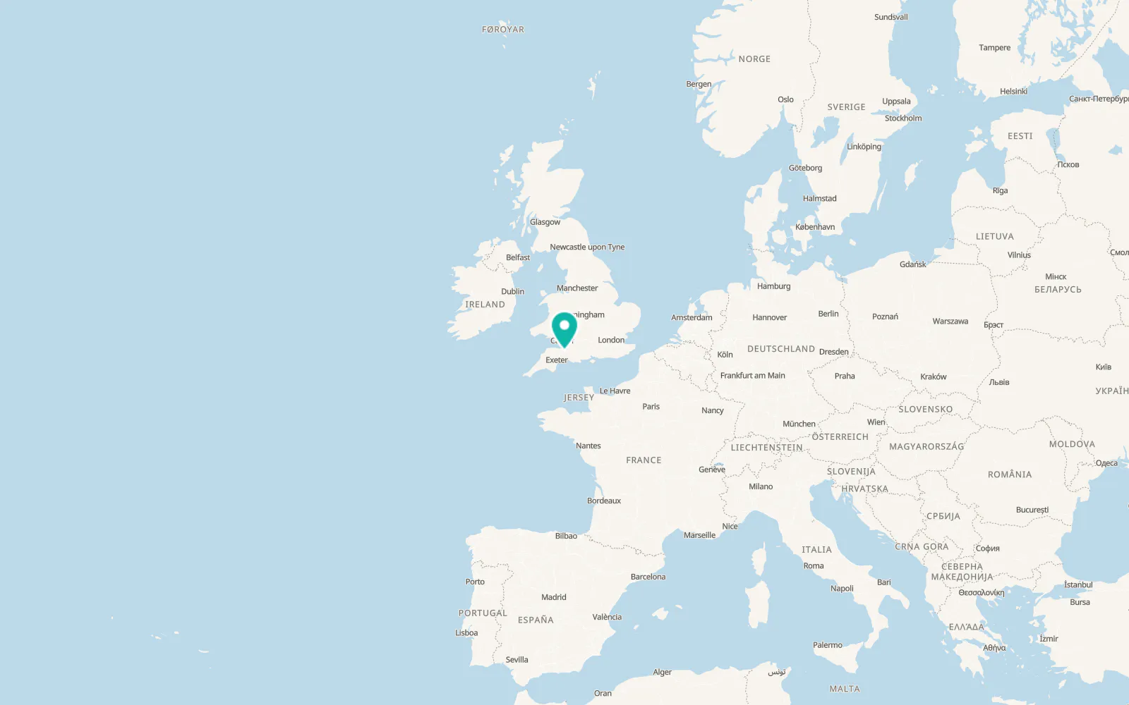 Map of Creech Saint Michael