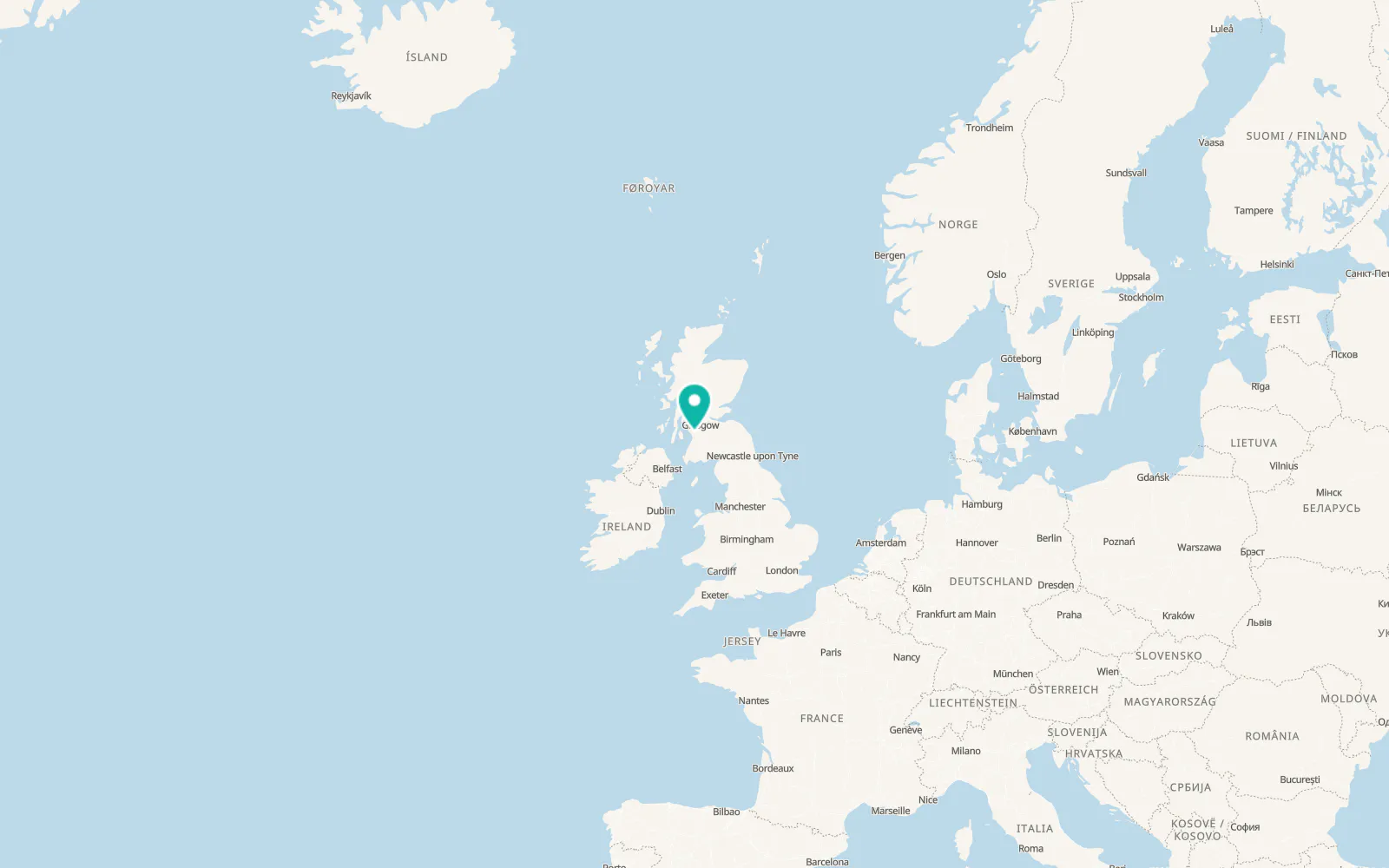 Map of Crosshouse