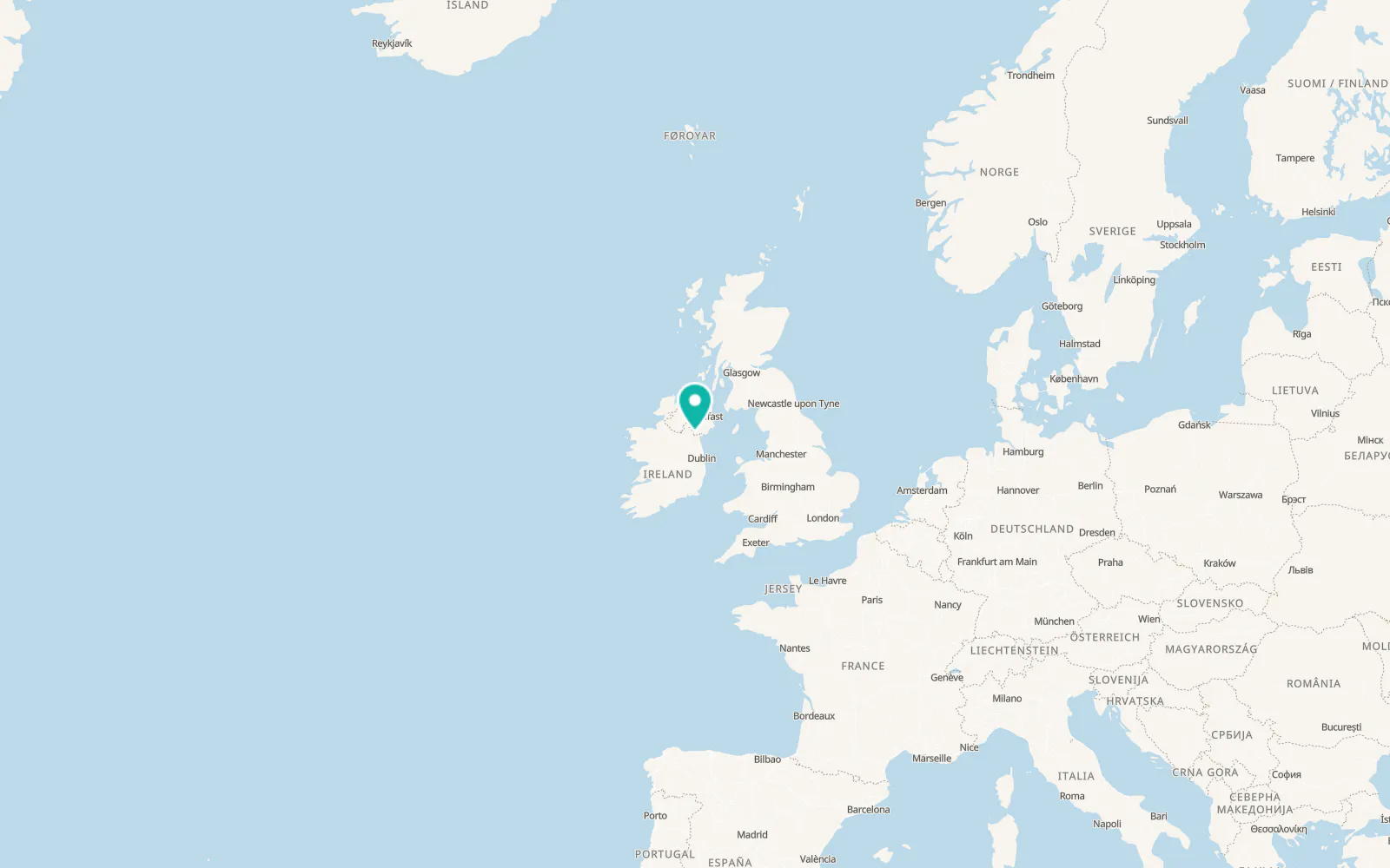 Map of Crossmaglen