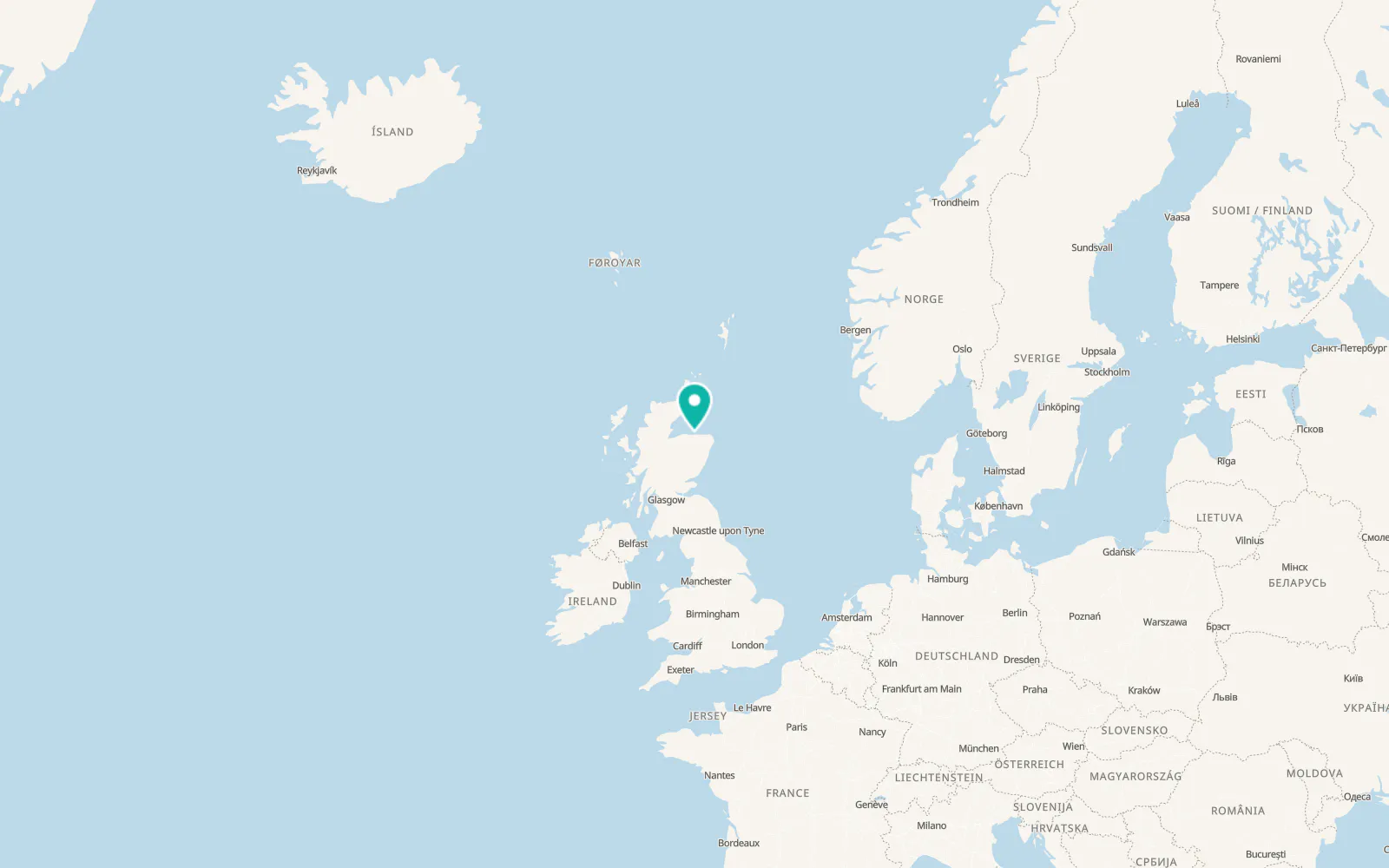 Map of Cullen
