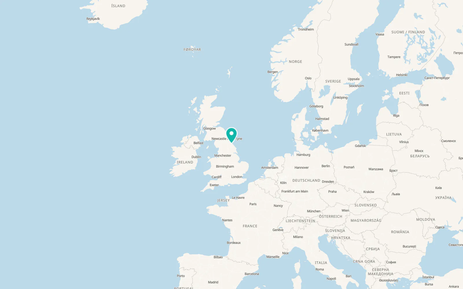 Map of Danby