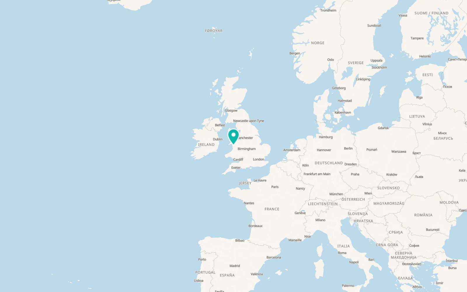 Map of Dolgellau