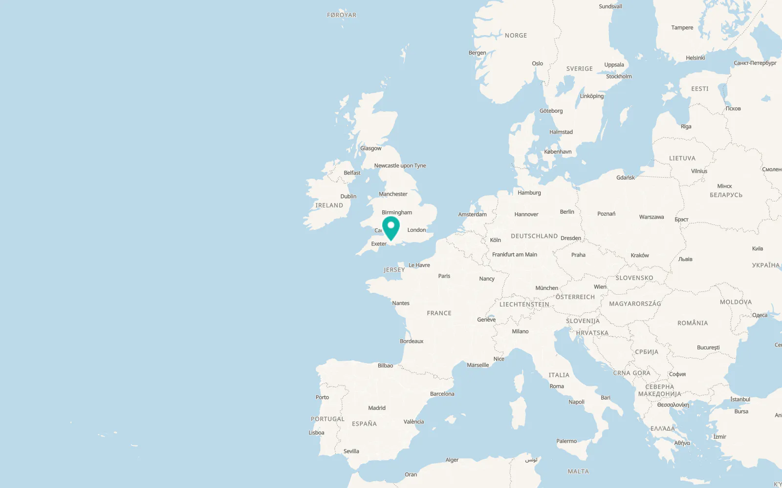 Map of Dorchester