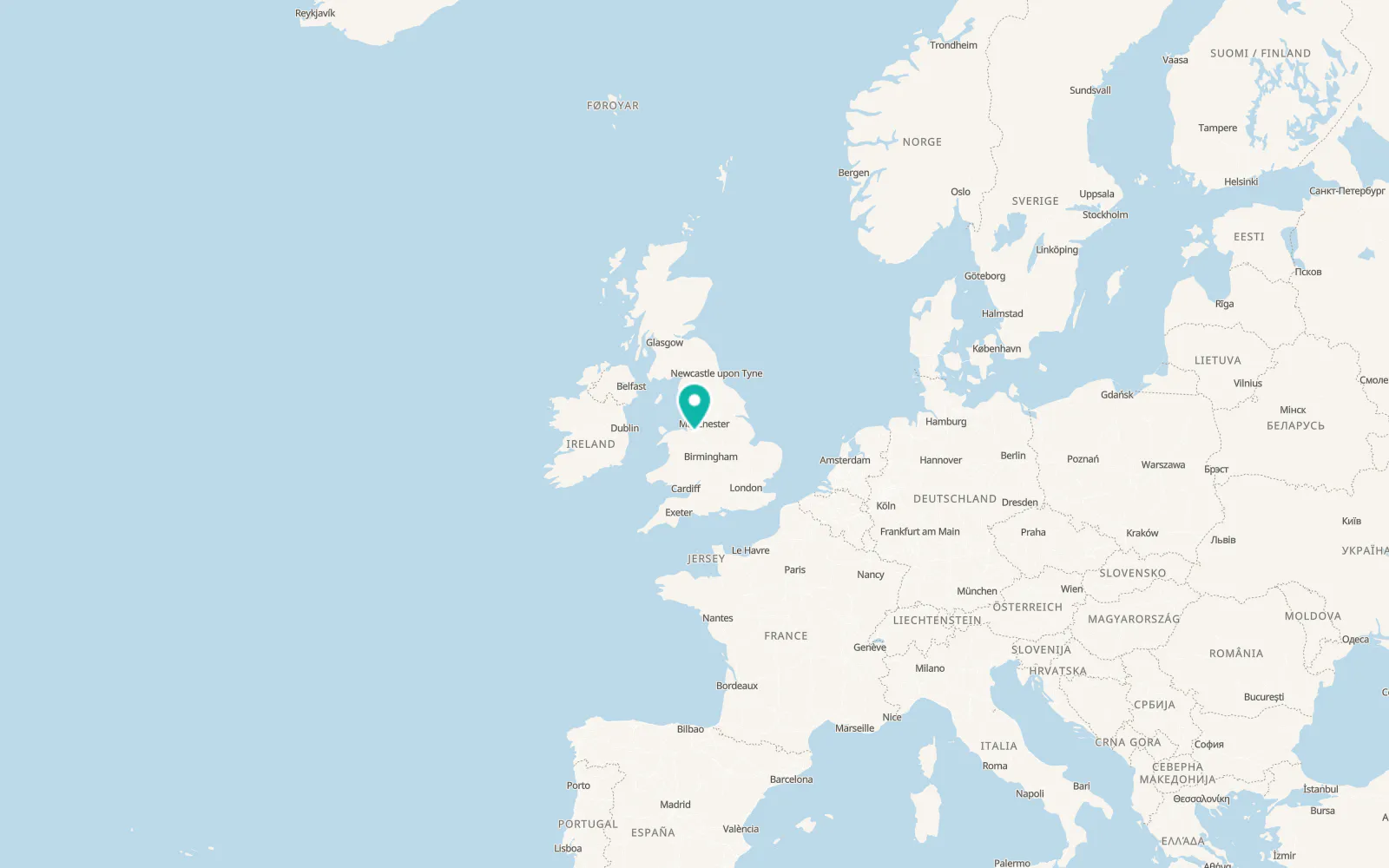 Map of Duddon