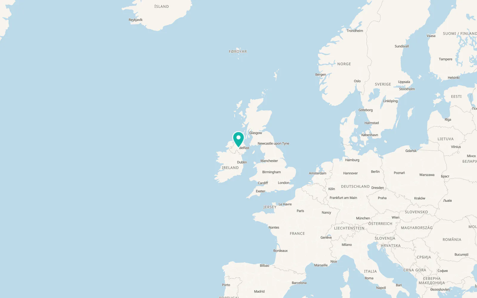 Map of Dungannon