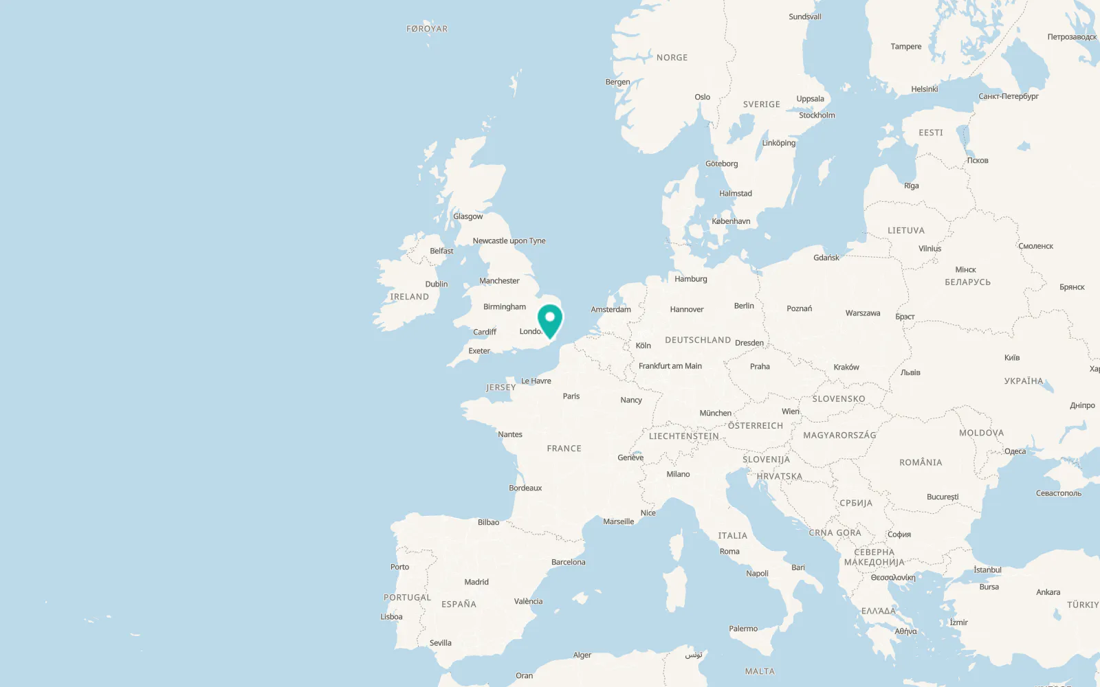 Map of Dymchurch