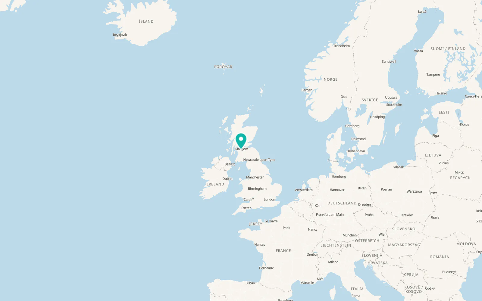Map of Eaglesham