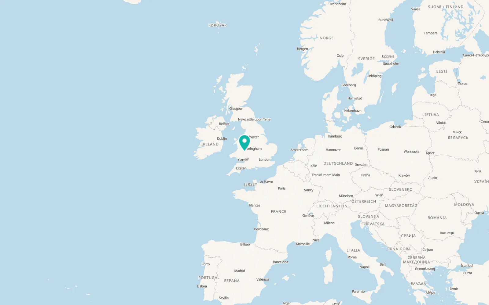 Map of Eardisley