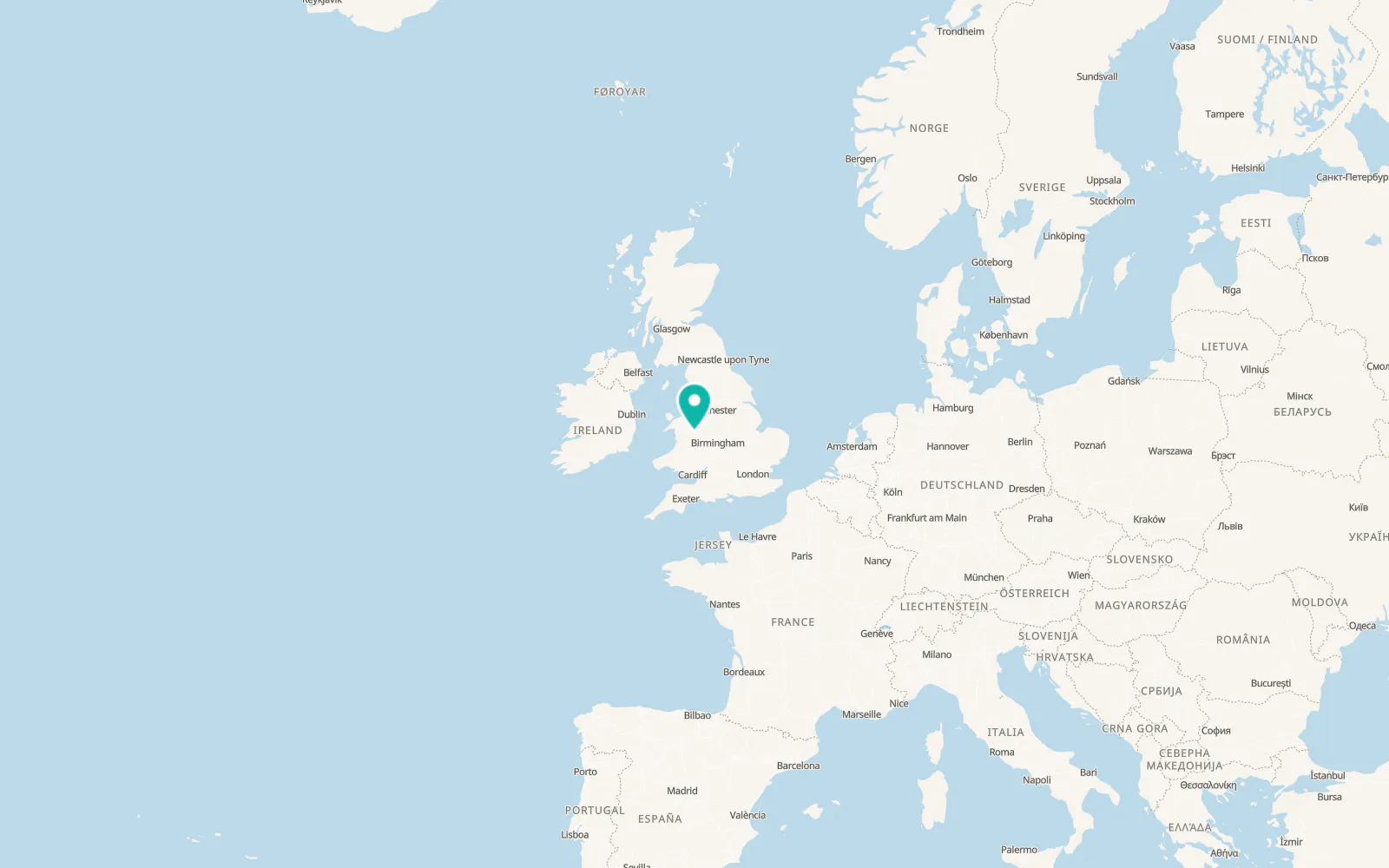 Map of Four Crosses