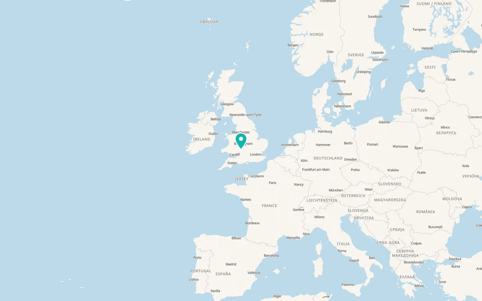 Map of Gloucester