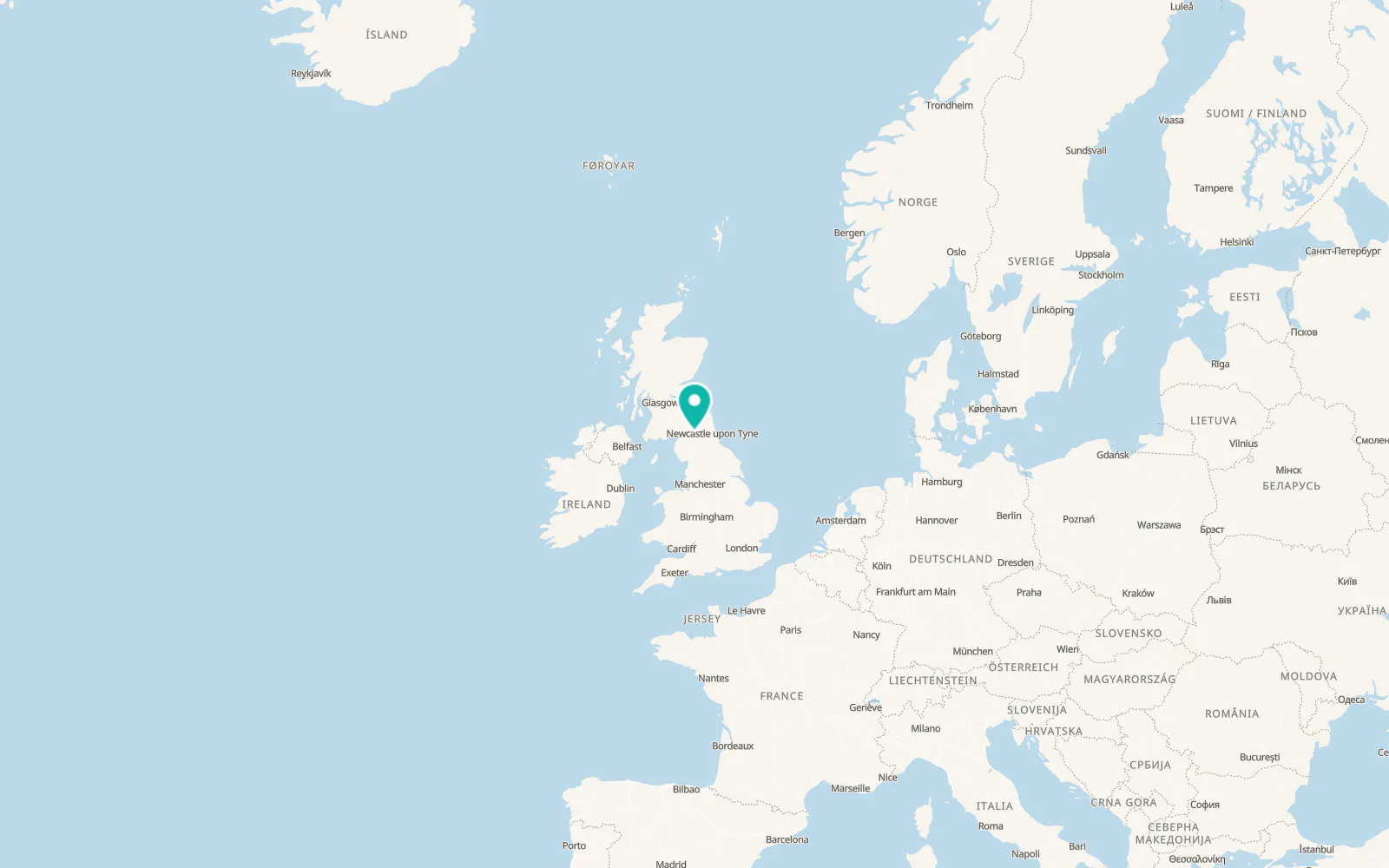 Map of Greenhead