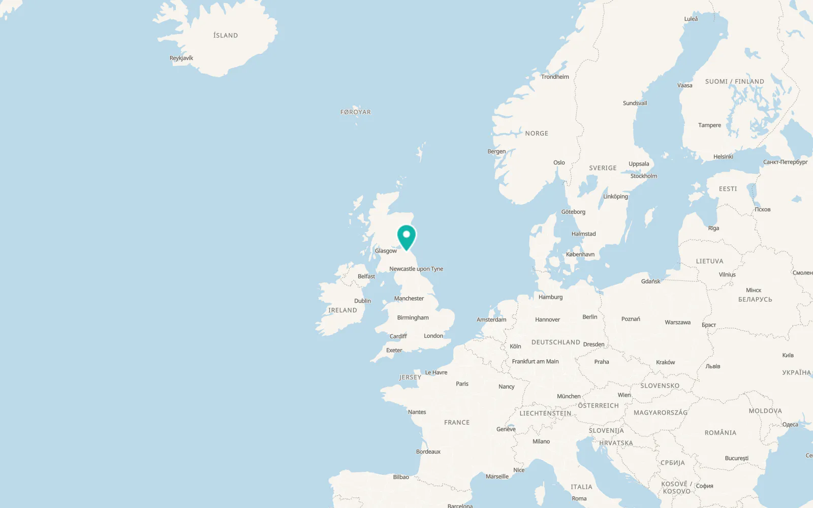 Map of Greenlaw