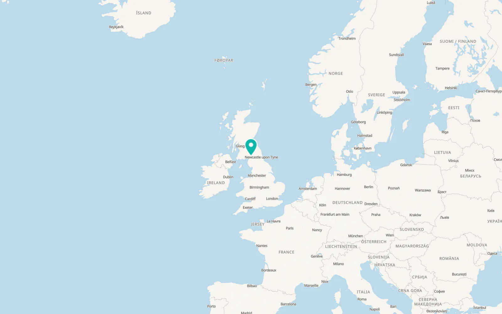 Map of Gretna